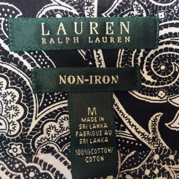 Ralph Lauren Paisley Button Down Shirt - Picture 2 of 2